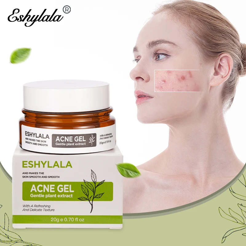 Eshylala Herbal Acne Removal Cream Against Anti-acne Repair Fade Spots Oil Control Whitening Moisturizing Face Gel Skin Care |
