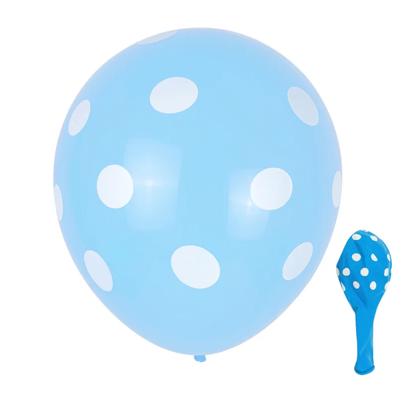 10pcs L-b dot 10in Одноразовая синяя посуда набор мальчиков подарок на день рождения ребенка душ тарелка и чашка для вечеринки попкорн коробка поставки - Цвет: 10pcs L-b dot 10in