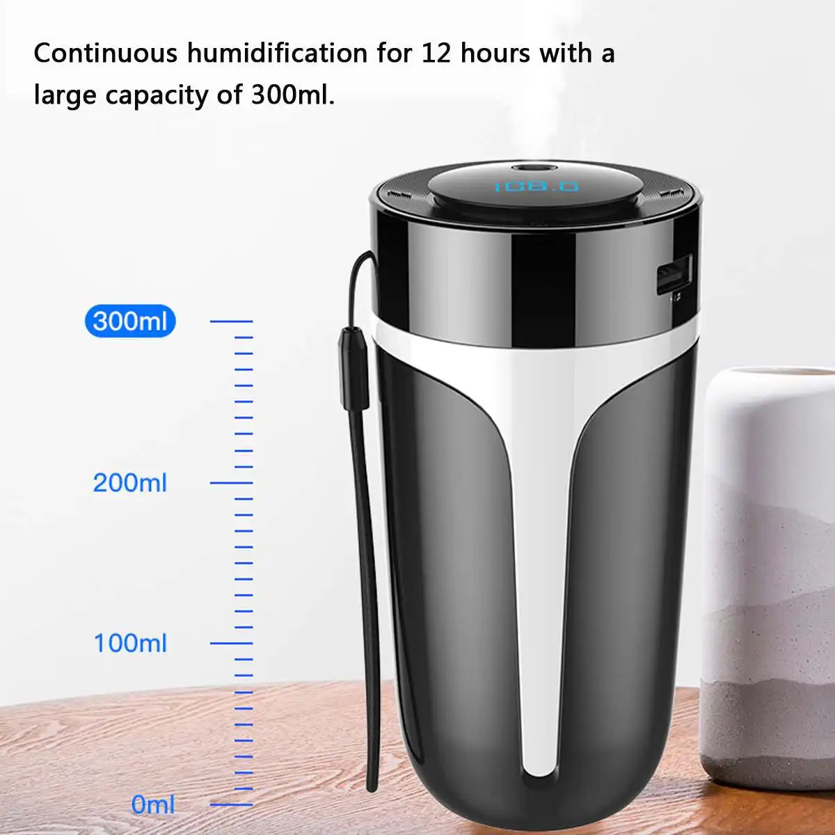 Автомобильный увлажнитель воздуха портативный Bluetooth Handsfree USB MP3 плеер освежитель воздуха автомобильное зарядное устройство Арома эфирные масла диффузор очиститель