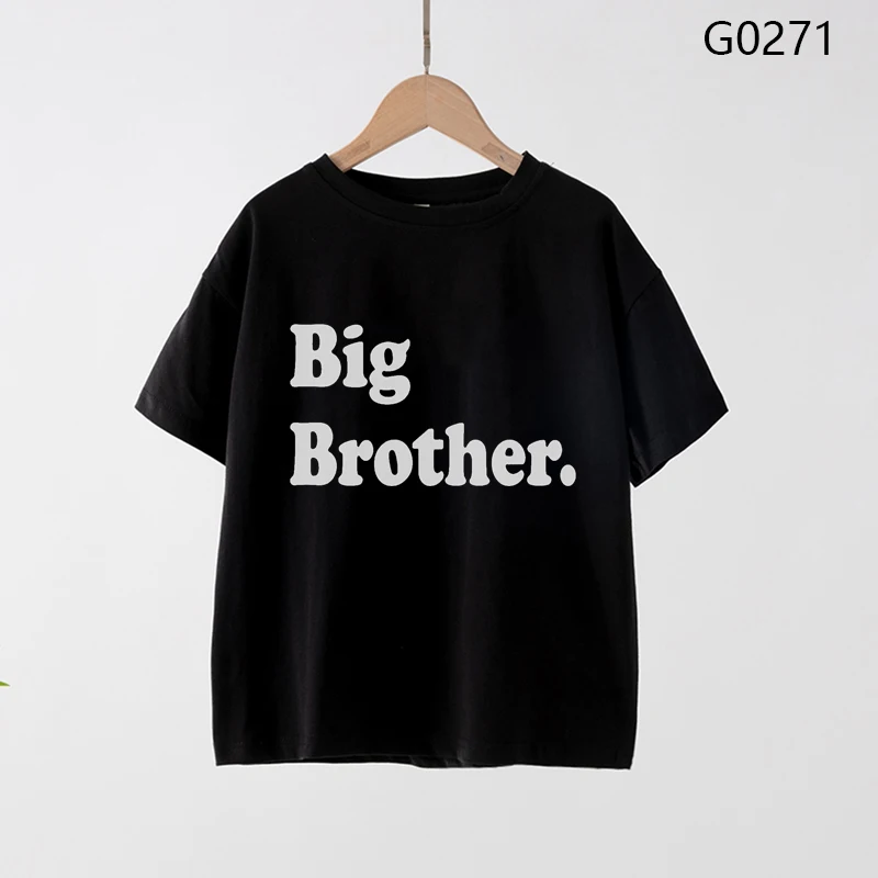 Camiseta BOUTIKOME 'Minha Irmã Mais Velha' - Preta Tamanho 2-3T