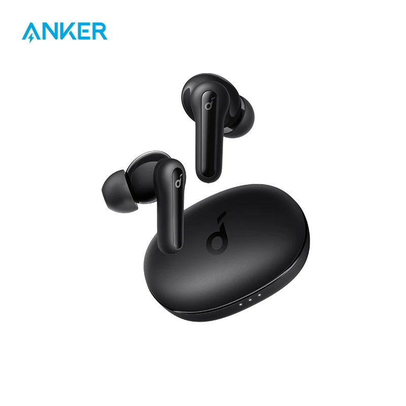  Беспроводные мини-наушники Soundcore от Anker Life P2, 10 мм драйверы с большими басами, Пользовательский EQ, Bluetooth 5,2, 32 часа воспроизведения 