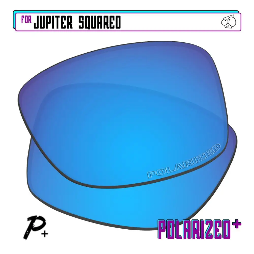 

EZReplace Polarized Replacement Lenses for - Oakley Jupiter Squared Sunglasses - Blue P Plus