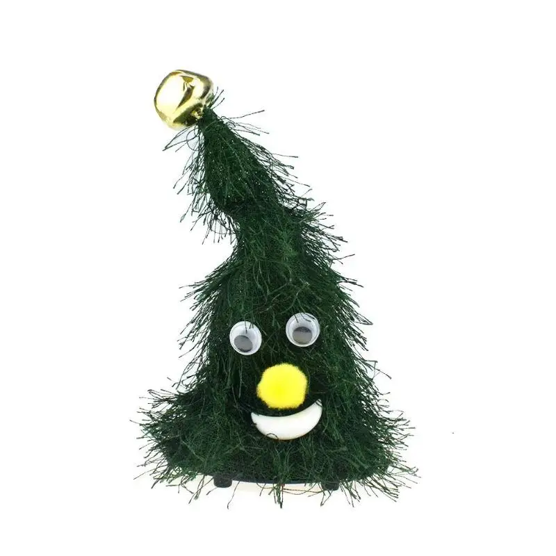 16*7,5 см пластиковая электрическая Рождественская елка, украшение, декоративная кукла, игрушка, рождественские вечерние творчество