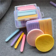 

12Pcs/bag Cosmetic Puff Compressed Cleansing Sponge Facial Cleanser Washing Pad Remove Makeup Skin Care For Face