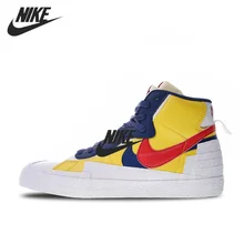 SACAI X Nike Блейзер обувь для скейтбординга спортивный светильник Классический Досуг AA383-400 для мужчин 40-45