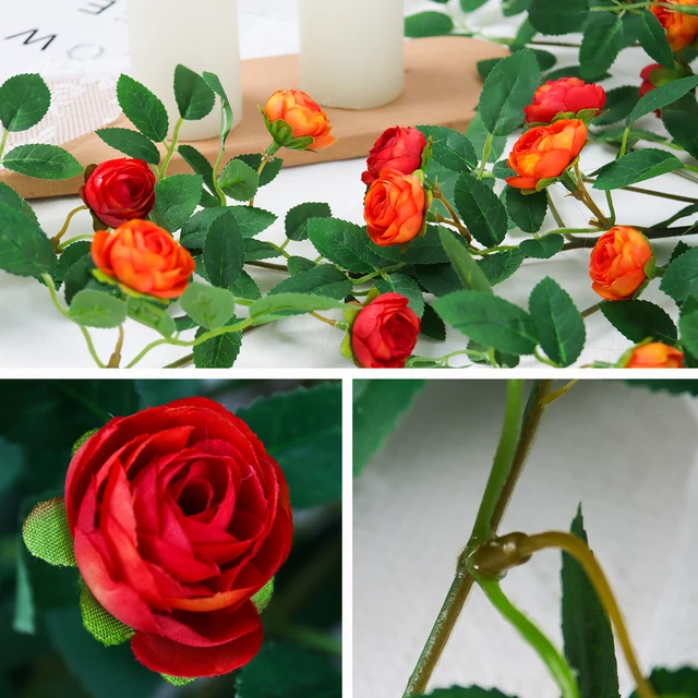 Rose Leaves Artificial Green Silk Rose Leaves DIY Ivy Flower Bouquet Rose  Leaves Trigeminal Green Leaf Home Party Decoration From Esw_house, $0.07