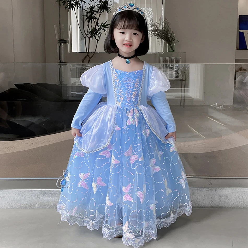 Платье принцессы Золушки косплей-костюм для вечеринки на Хэллоуин необычная