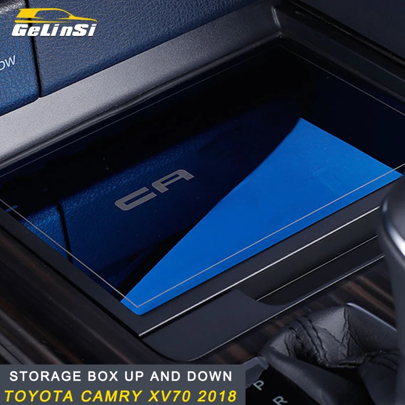 

GELINSI Storage box up and down Accessories For Toyota Camry XV70 2018 Auto Car-styling