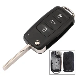 Enhanced 10-Piece Folding Remote Key Shell Set with Flip Case Fob (3 Buttons)
