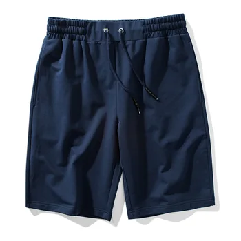 

2020 new men's lace-up cotton casual five-point shorts