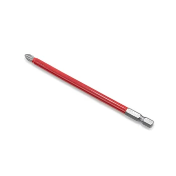 

5 Pcs PZ2 Extra Long 127mm Magnetic Non Slip Screwdriver Bit Set 1/4 Hex Shank
