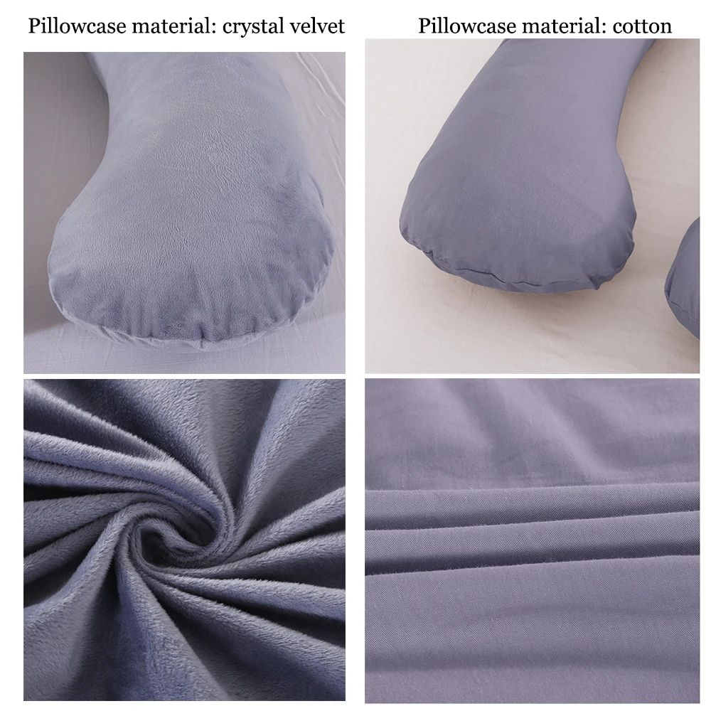 U shaped Maternity Side Sleeper Bedding Body Pillows For Pregnant Women