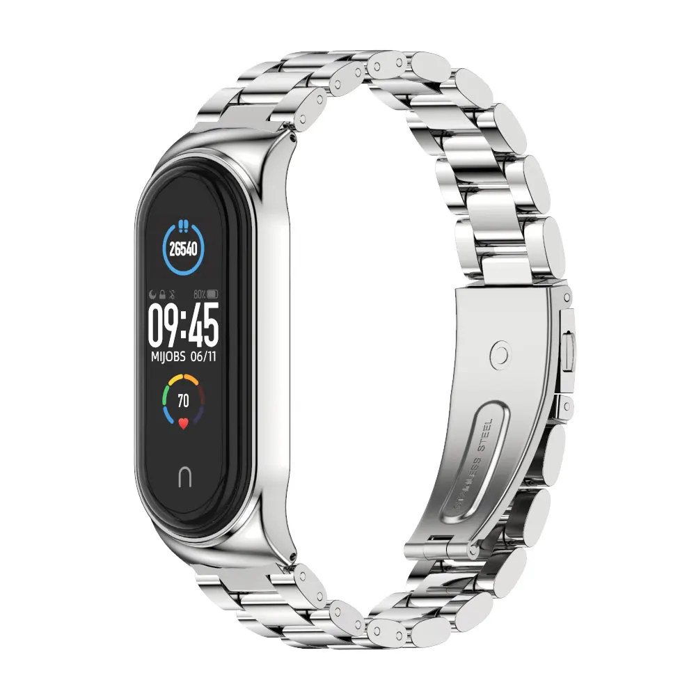 Strap for Xiaomi Mi Band NFC Global Metal Wrist Bracelet for