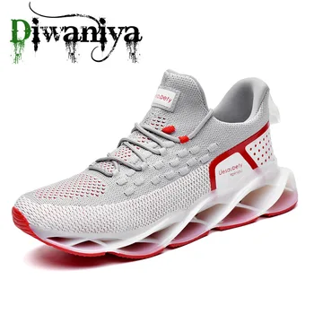 

2020 New Blade Running Shoes for Men Antiskid Damping Cool Outsole Walking Trekking Leisure Summer Running Zapatills Sneakers