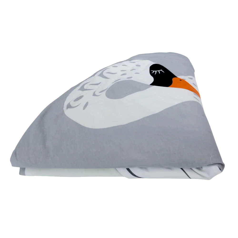 37.4 Inch Baby Play Mat Pad Kids Cartoon Nursery Rug Swan Shaped Crawing Activity Floor Playmats | Мать и ребенок