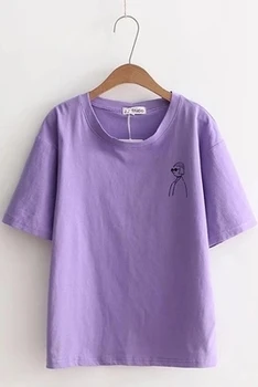 

2018 fashions summer wear body repair small bottoming shirt fresh thin and regular T-Shirts