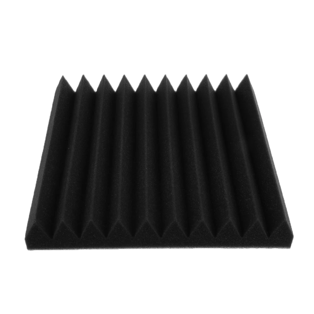 Acoustic Foam Soundproofing Noise Dampening Sponge Panels Pad for Recording Studios Home Theaters KTV 11.81 x 11.81inch