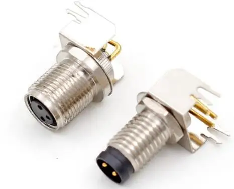 M8 3/4/5Pin right angle locking Connectors Aviation Plug Socket | Обустройство дома