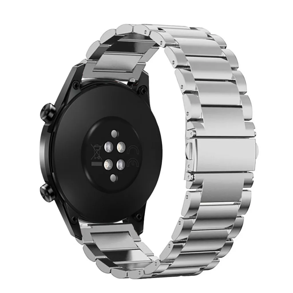 Ремешок для часов из нержавеющей стали металлический ремешок для huawei Watch GT2 быстросъемный ремешок для часов huawei GT2 46 мм браслет 19OCT31