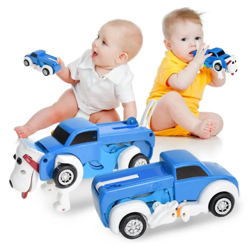 

Kids Winding Transform Dog Develop Children Curiosity Creativity Deformation Toy Automatic Wind Up Toy Children Gift