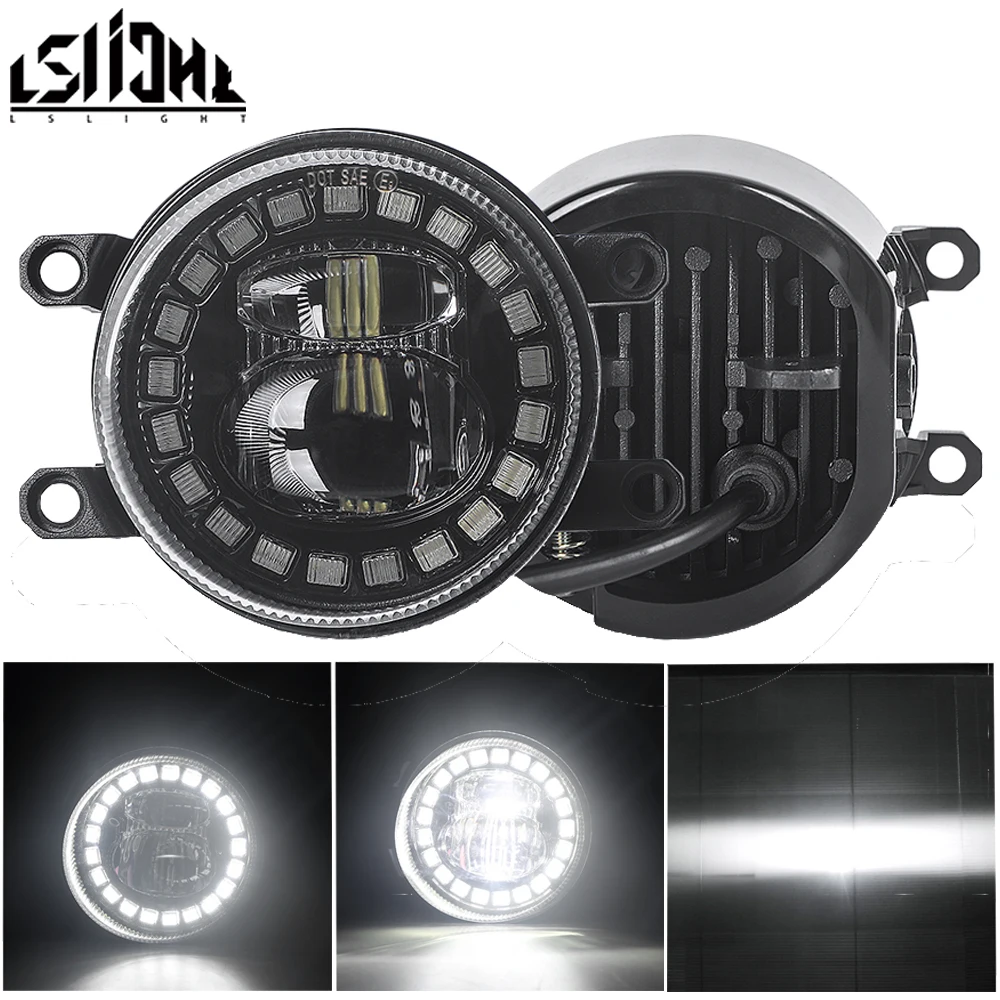 

LSlight Car Front Fog Lamp Waterproof Led Fog Lights for LEXUS Bumper Light For Toyota Camry Corolla RAV4 Yaris Highlander Prius