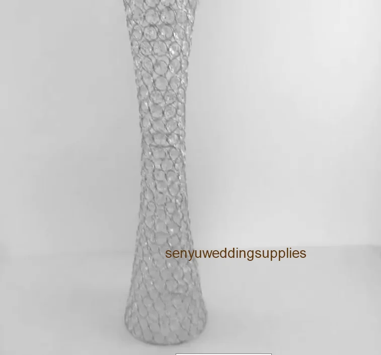 12pcs) column crystal wedding pillar flower stand walkway stand wedding decoration& event party centerpiece senyu01335