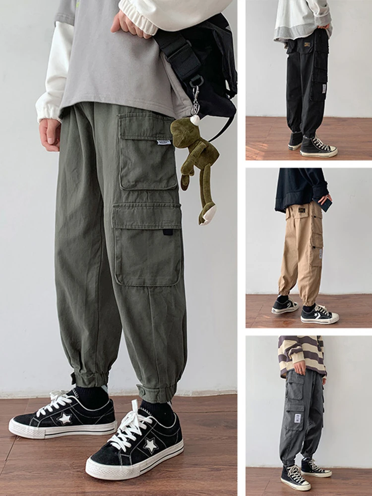 mens loose fit casual pants