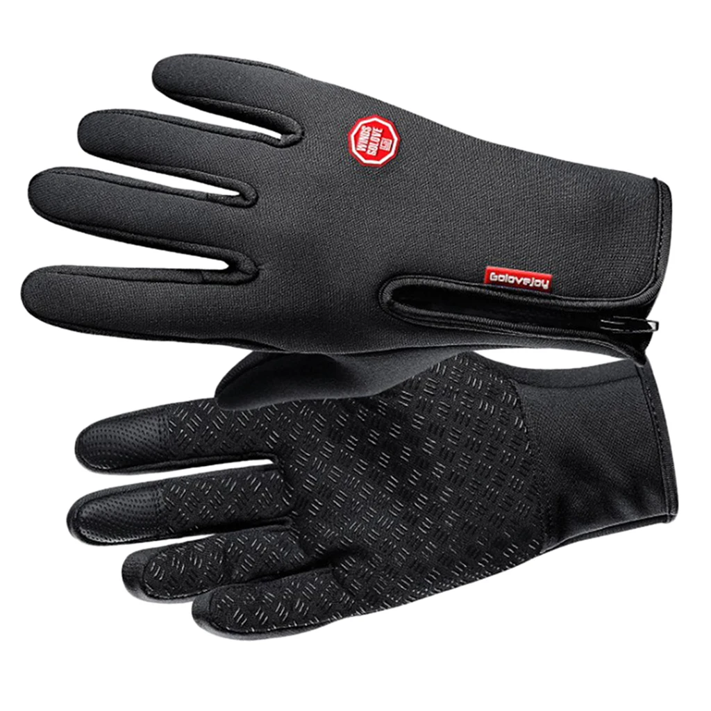 Nylon Windproof Fishing Hunting Cycling Gloves Winter Warm Skiing Gloves for Winter 
