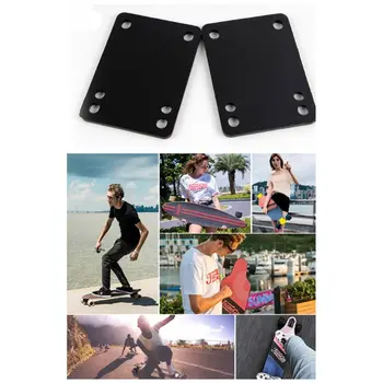 

2 Pcs/set Skate Riser Pad Shockpad Replacement Long Board Hardware Accessory
