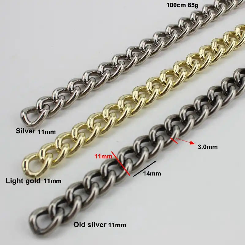 silver chain for purse
