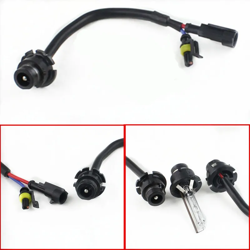 Rockeybright d2s HID Кабельный соединитель D2S D2R D2C D2 спрятанная электропроводка жгут реле