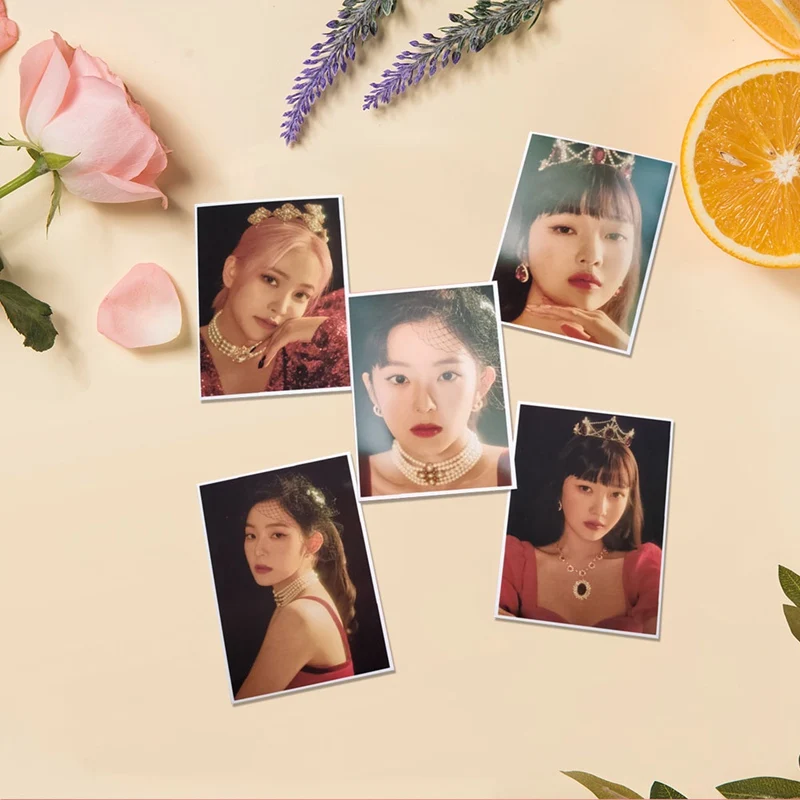 16 шт./компл. KPOP Красные вельветовые фотографии вокруг концерта La Rouge альбом