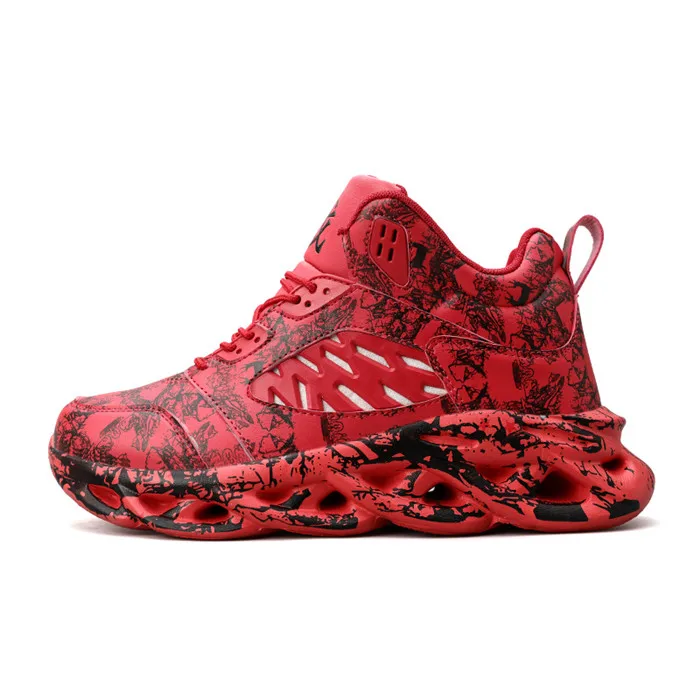 Graffiti Red Новые весенние дышащие кожаные кроссовки для мужчин кроссовки легкие уличные прогулочные спортивные кроссовки мягкая подошва мужские красовки - Цвет: Graffiti Red