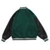 Бейсбольная куртка в стиле хип-хоп для мужчин, Лоскутная куртка-бомбер с нашивками и надписями, уличная одежда в стиле Харадзюку, 3 цвета ► Фото 2/6