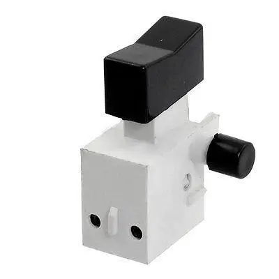 

AC 250V 4A Lock On DPST NO White Case Electric Tool Trigger Switch
