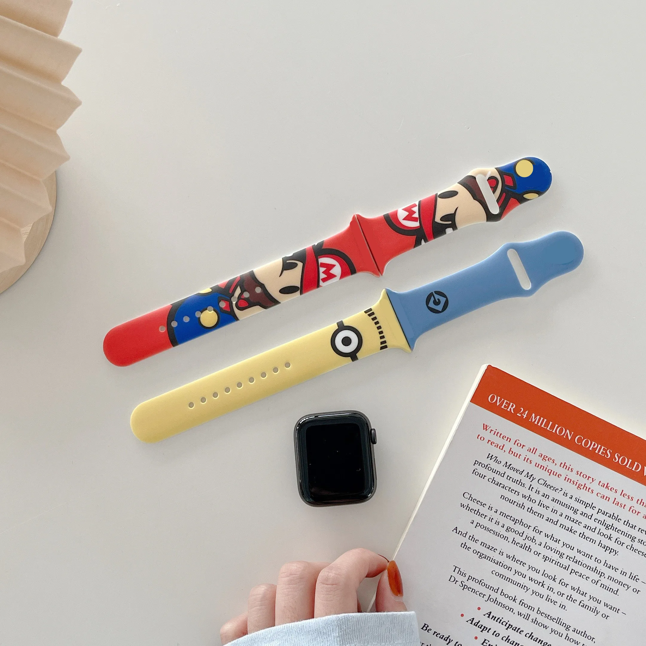 Ремешок силиконовый для apple watch band for iWatch Series SE 6 5 4 3 2 Correa 38 40 42 44 мм | Наручные часы