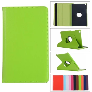 

Tablet Case For Huawei MediaPad T3 8.0 KOB-L09 KOB-W09 Rotating Flip PU Cover Stand Smart Case Tablet PC Protective shell + film