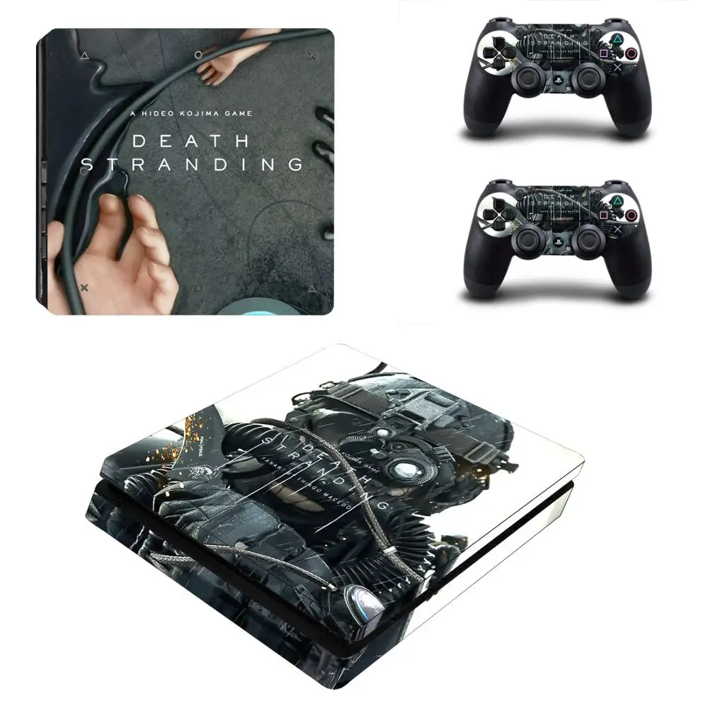 Наклейка s Death Stranding PS4 Slim Play station 4 тонкие виниловые наклейки для кожи наклейка для playstation 4 тонкая консоль и контроллер - Цвет: YSP4S-3684