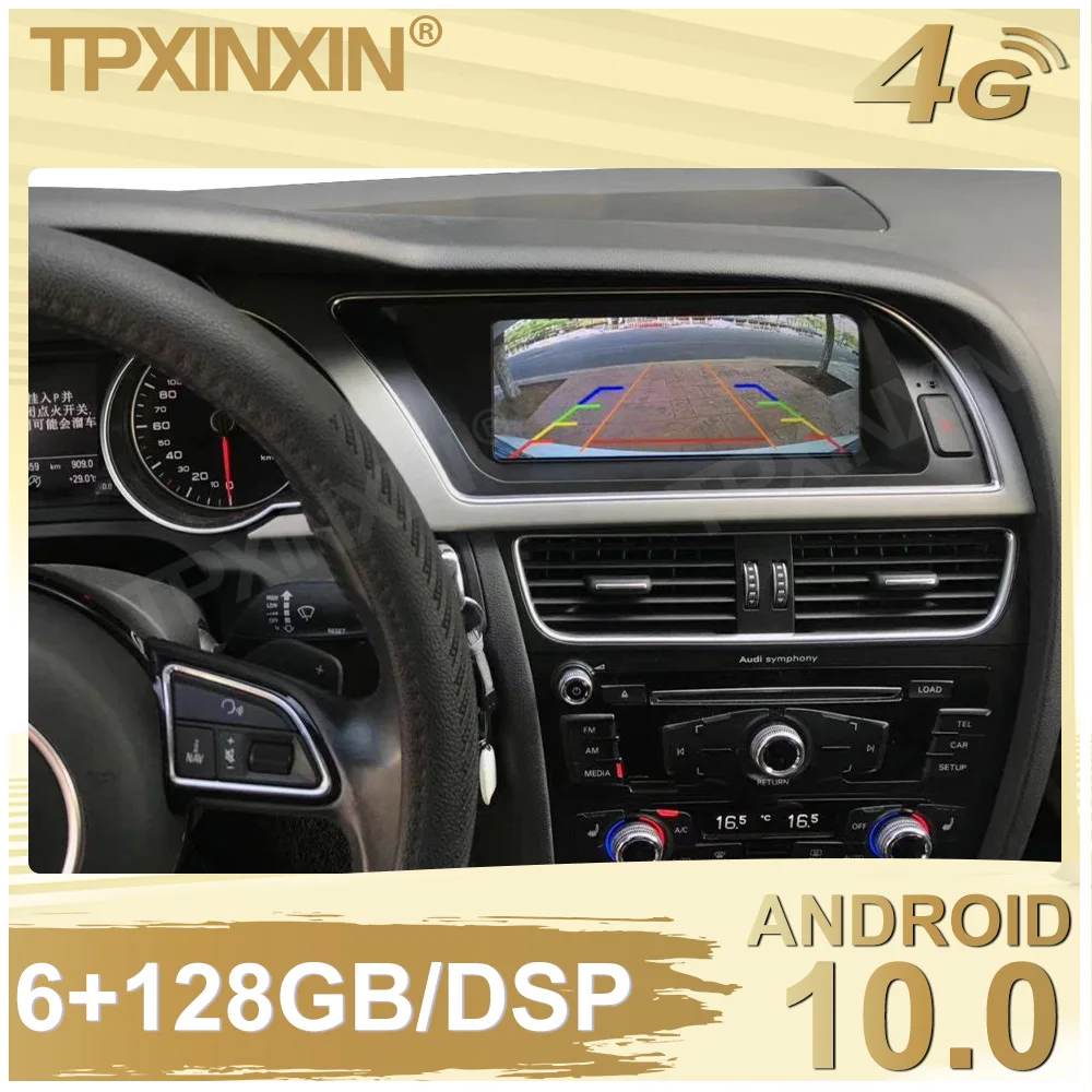 

6+128G For Audi A5 2009 2010-2015 Android 10.0 Car Stereo Radio Tape Recorder Multimedia video player GPS navigation Carplay