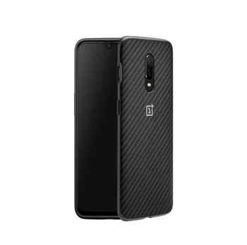 

100% Original Aramid fibers silicone sandstone case for Oneplus 6 6t official phone protective shell bumper