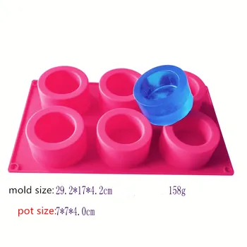 

Concrete Vase Handmade Candlestick Cup Tray Mold Small Cement Cup Candle Holder Silicone Pot Molds