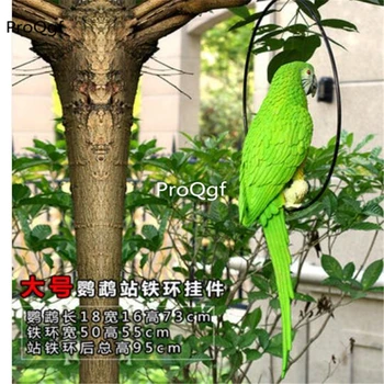 

Ngryise 1Pcs A Set new simulation parrot model many species resin