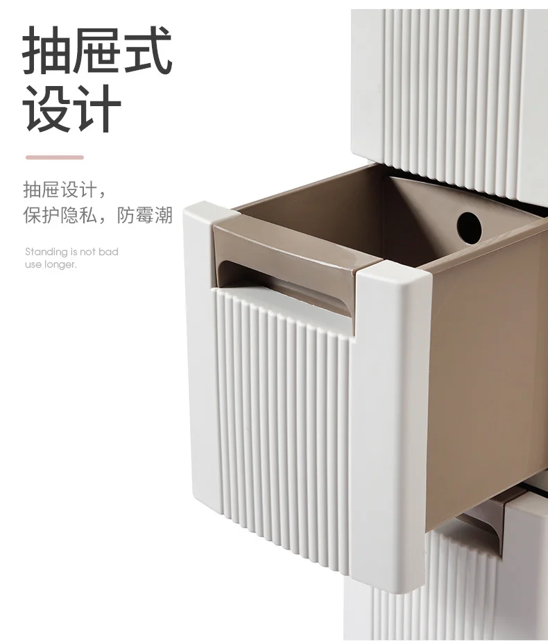 Bathroom Rack Floor Toilet Storage Cabinet Drawer Kitchen Crevice Storage Toilet Corner Cabinet Side Cabinet Narrow Bathroom