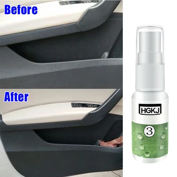 

20ml HGKJ-3 Car Refurbished Agent Interior Leather Plastic Care Maintenance Eco-friendly Formula No Irritating Odor