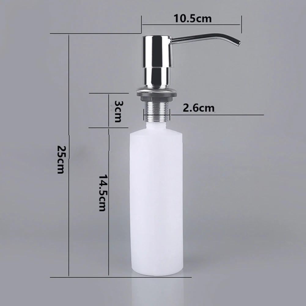 300 мл пластиковый диспенсер для жидкого мыла раковина встроенный жидкий моющий лосьон насос для ванной и кухни жидкое мыло организовать
