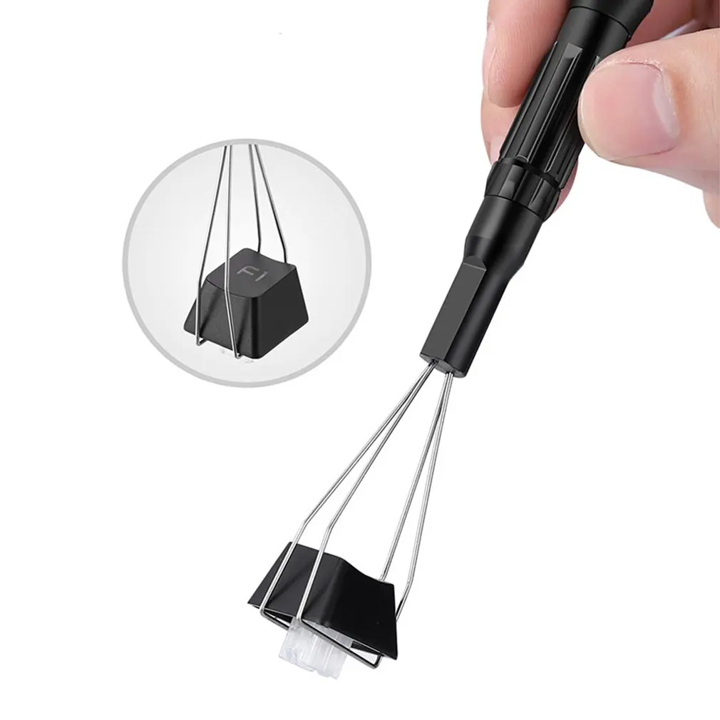 1PC Useful Keyboard Key Keycap Puller Remover With Unloading Steel
