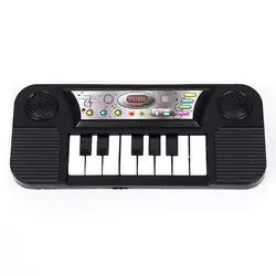 Crianças teclado piano instrumento musical eletrônico portátil multi função música piano 8 teclas de aprendizagem precoce eletro educacional