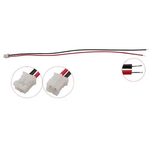 5Pair PH2.0 2Pin JST Wire Connectors Pitch 2.0mm JST 2P Micro Male Plug Female Jack DIY Electrical Cable Adapter 10/15/ 20CM - Image 4