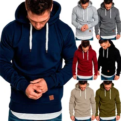 Sudadera con capucha para hombre, camisa de felpa de Color sólido, con cremallera, de Corea, Wish, Europa y América, Envío Gratis