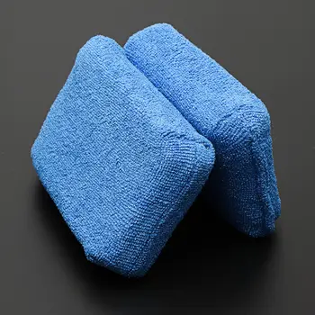 

Blue Microfiber Applicator Sponge Pads for Polishing Cleaning Buff Detail 8pcs